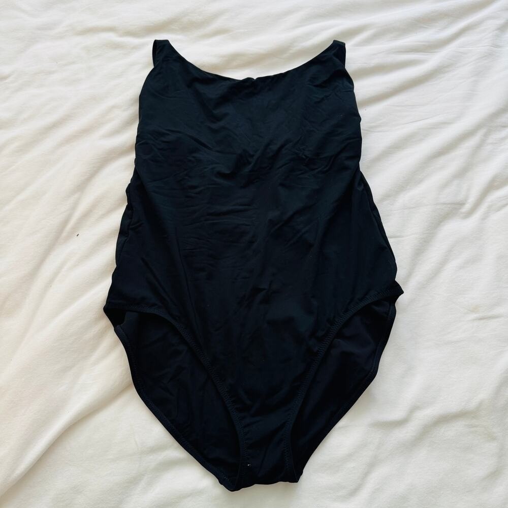 Athleta Black One-Piece Swimsuit